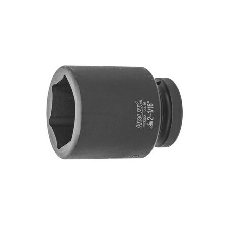 Holex Impact Socket, 1 inch Drive, 6 pt, Deep, 2-1/16 inch 653202 2.1/16